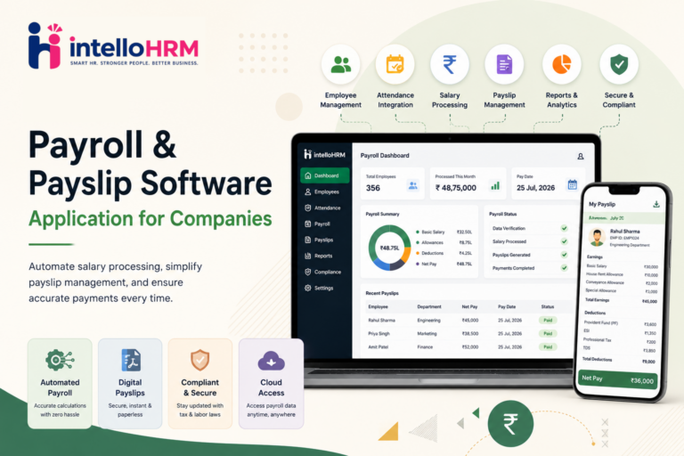 Payroll & Payslip Software Application for Companies
