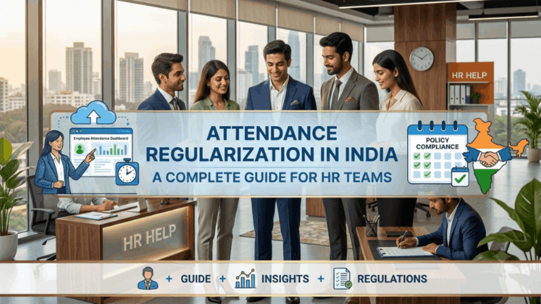 Attendance Regularization in India: A Complete Guide for HR Teams