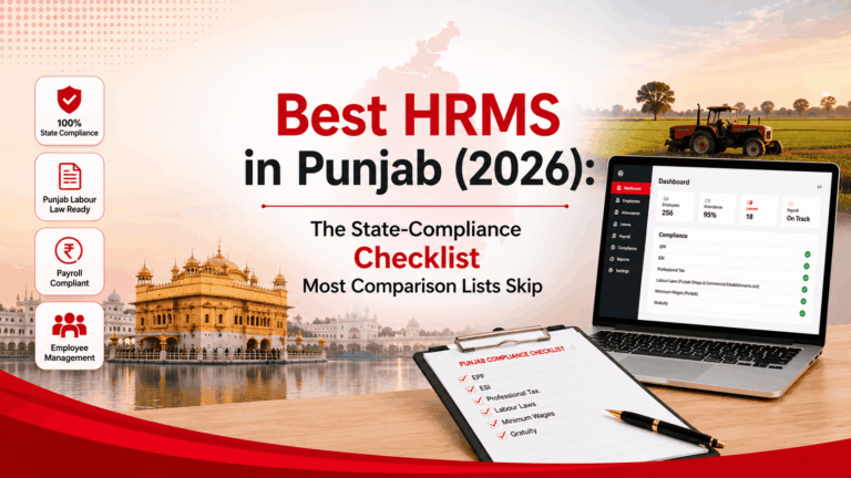 Best HRMS in Punjab (2026): The State-Compliance Checklist Most Comparison Lists Skip