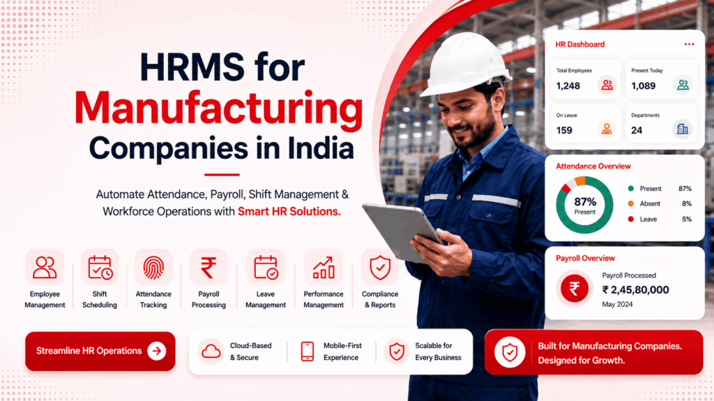 HRMS for Manufacturing Companies in India