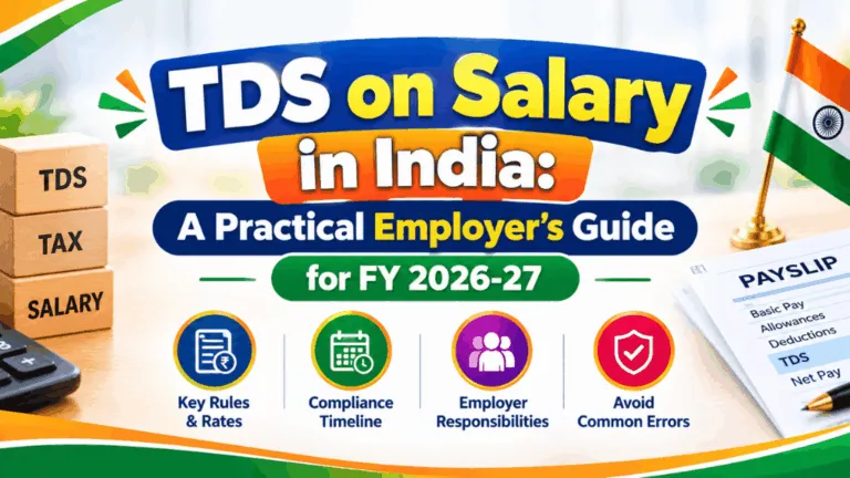 TDS on Salary in India: A Practical Employer’s Guide for FY 2026-27