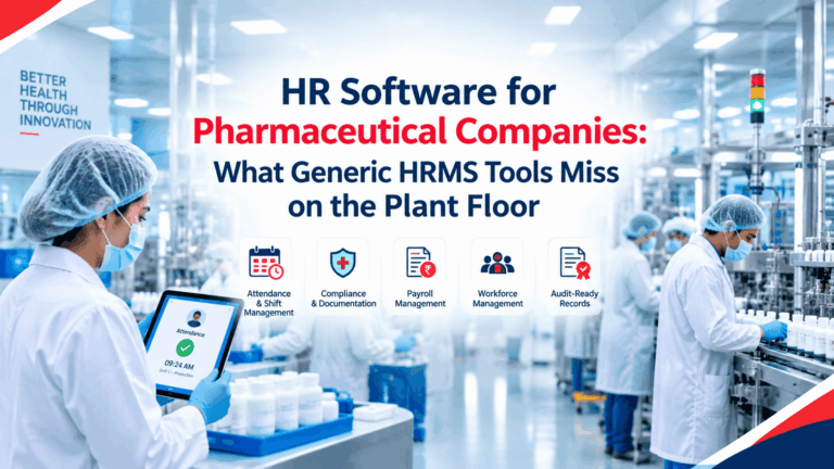 HR Software for Pharmaceutical Companies: What Generic HRMS Tools Miss on the Plant Floor