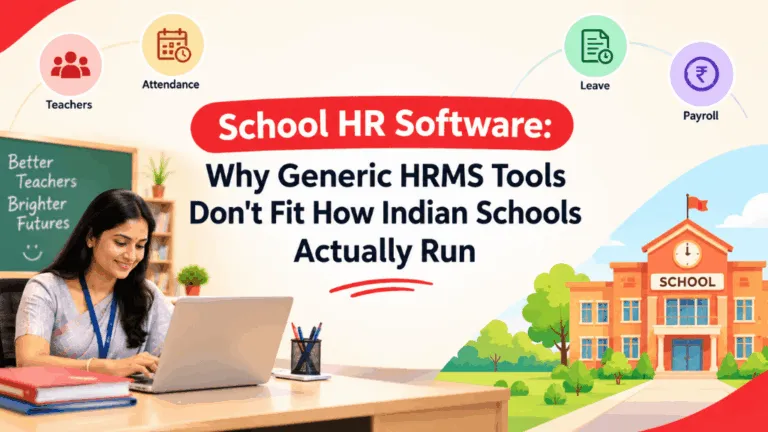 School HR Software: Why Generic HRMS Tools Don’t Fit How Indian Schools Actually Run