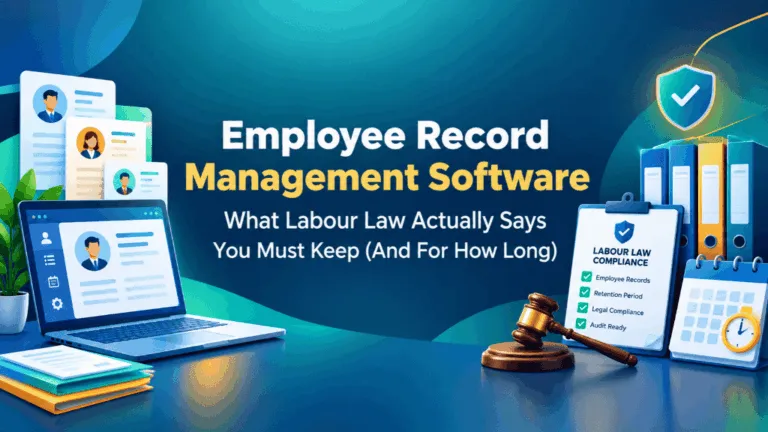 Employee Record Management Software: What Labour Law Actually Says You Must Keep (And For How Long)