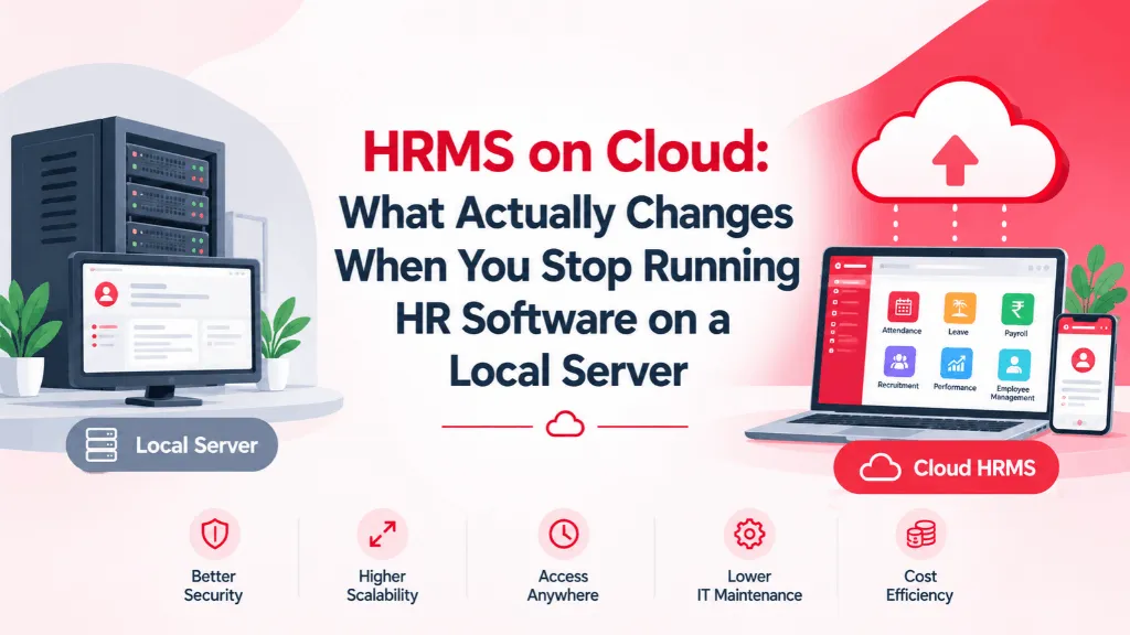 HRMS on Cloud What Actually Changes When You Stop Running HR Software on a Local Server