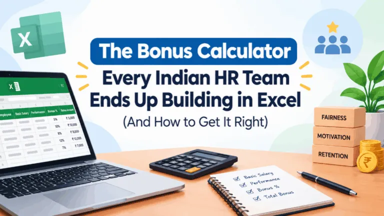 The Bonus Calculator Every Indian HR Team Ends Up Building in Excel (And How to Get It Right)